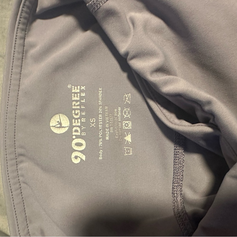 90 Degree By Reflex Charcoal Active Leggings